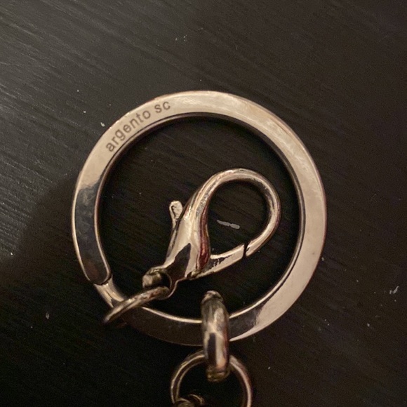 Argento SC Puffed heart crystal Keychain - Picture 4 of 5